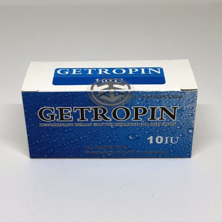 Hormona de crecimiento blanca de Getropin del polvo para la masa del músculo, densidad creciente del hueso
